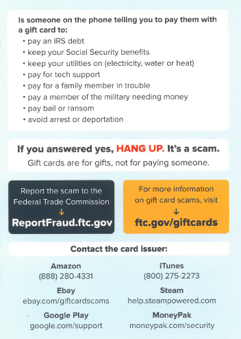 Gift Card Scams